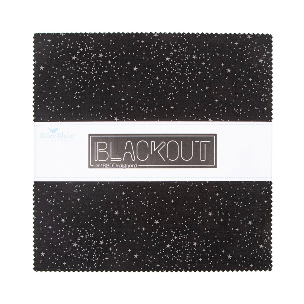 Blackout 10" Square Pack (Layer Cake / 10" Stacker) by Riley Blake Designs for Riley Blake (10-16240-42)